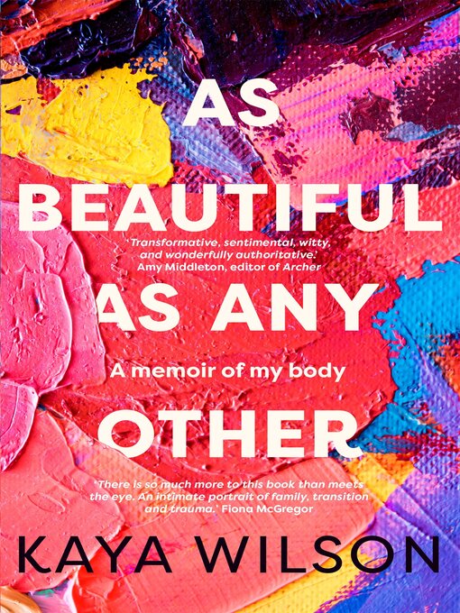 Title details for As Beautiful As Any Other by Kaya Wilson - Wait list